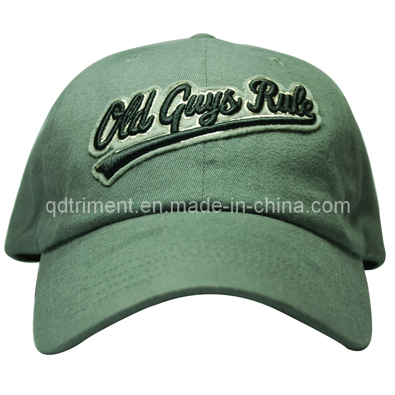 Heavy Brushed Cotton Twill Embroidery Baseball Sport Cap (TRB0365)