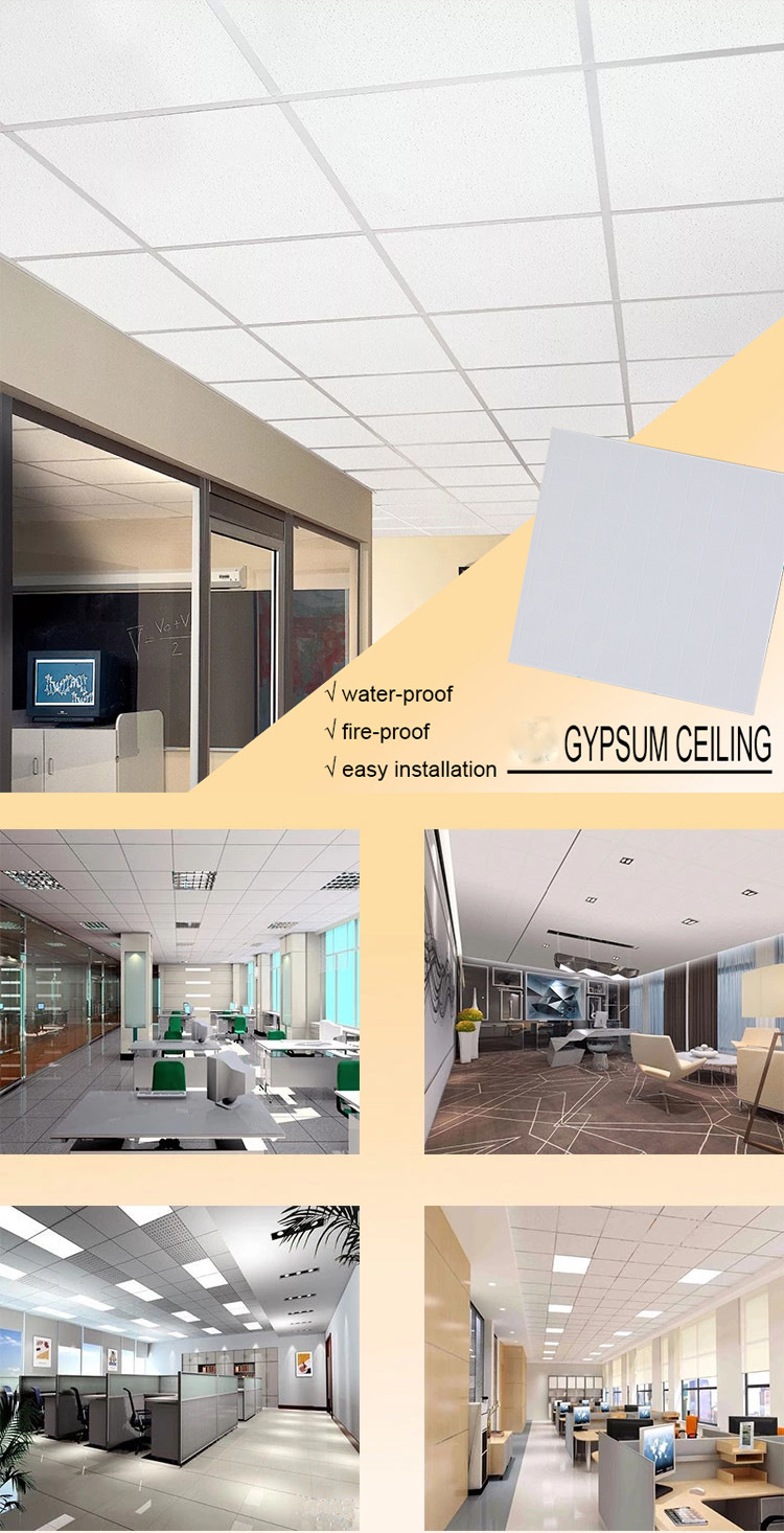 Waterproof Drywall Plaster Board / Gypsum Board for Middle East/ Africa Market