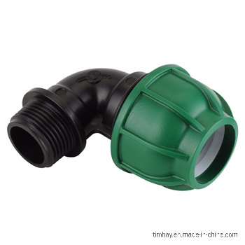 PP Compression Fittings Equal Elbow Reducing Elbow Female Male Elbow