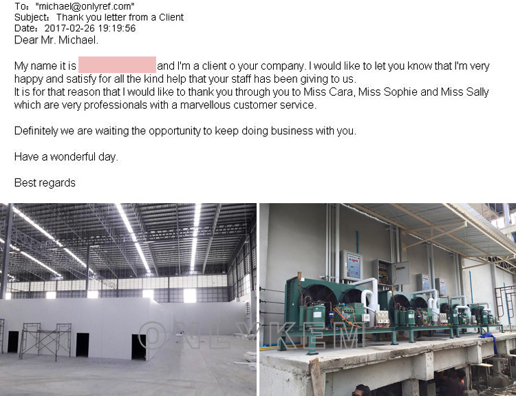 Commercial Cold Storage for Vegetables, Walk in Chiller
