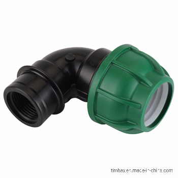 PP Compression Fittings Equal Elbow Reducing Elbow Female Male Elbow