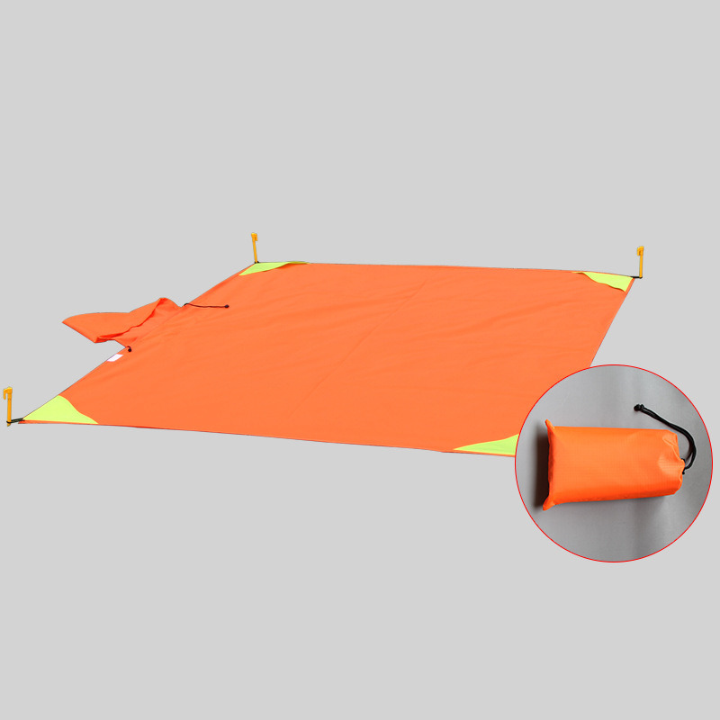 Custom Logo Portable Waterproof Raincoat Beach Mat Picnic Mat Blanket