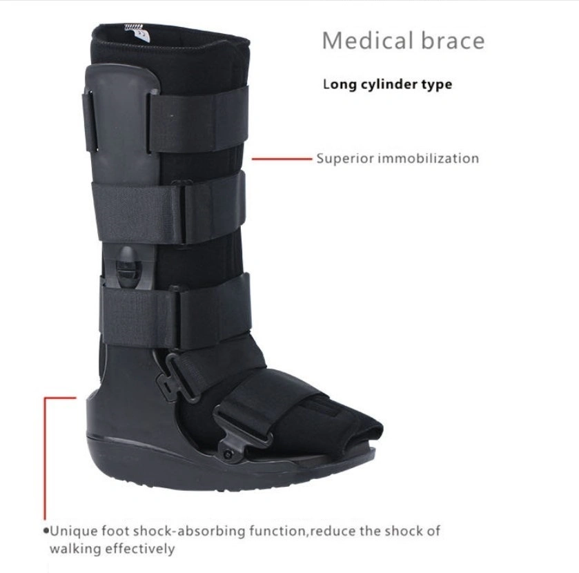 Adjustable Orthopedic Air Cast Walking Ankle Boot Brace for Fracture