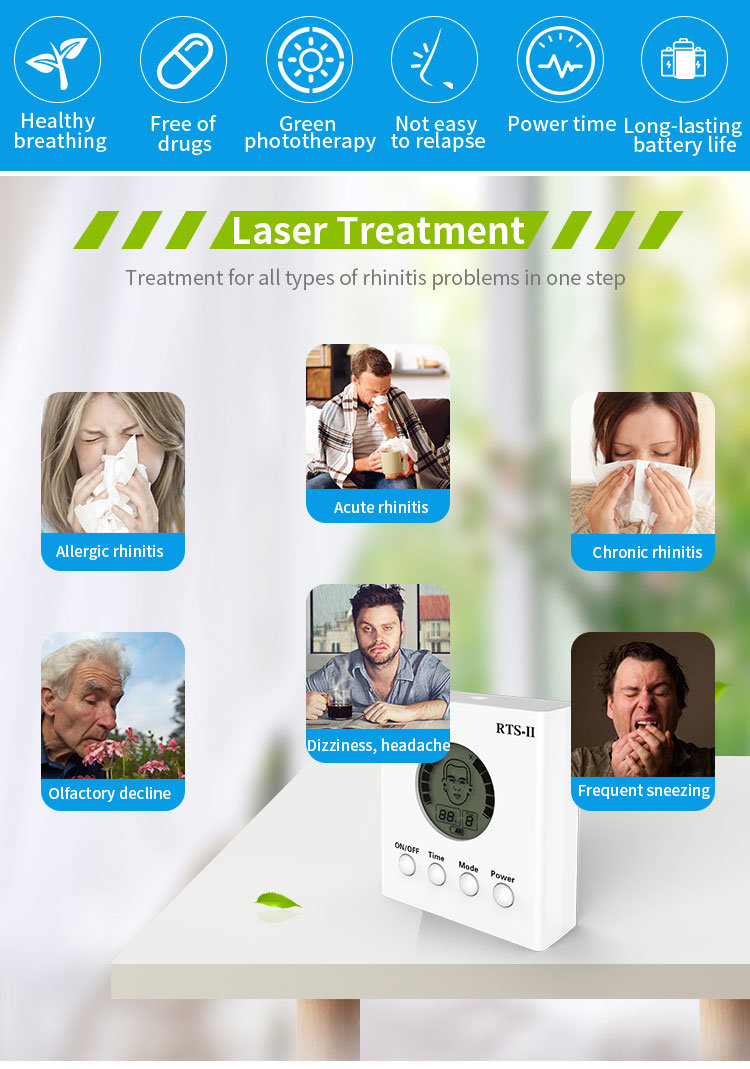 Cold Low Level Laser Therapy Nasal Machine