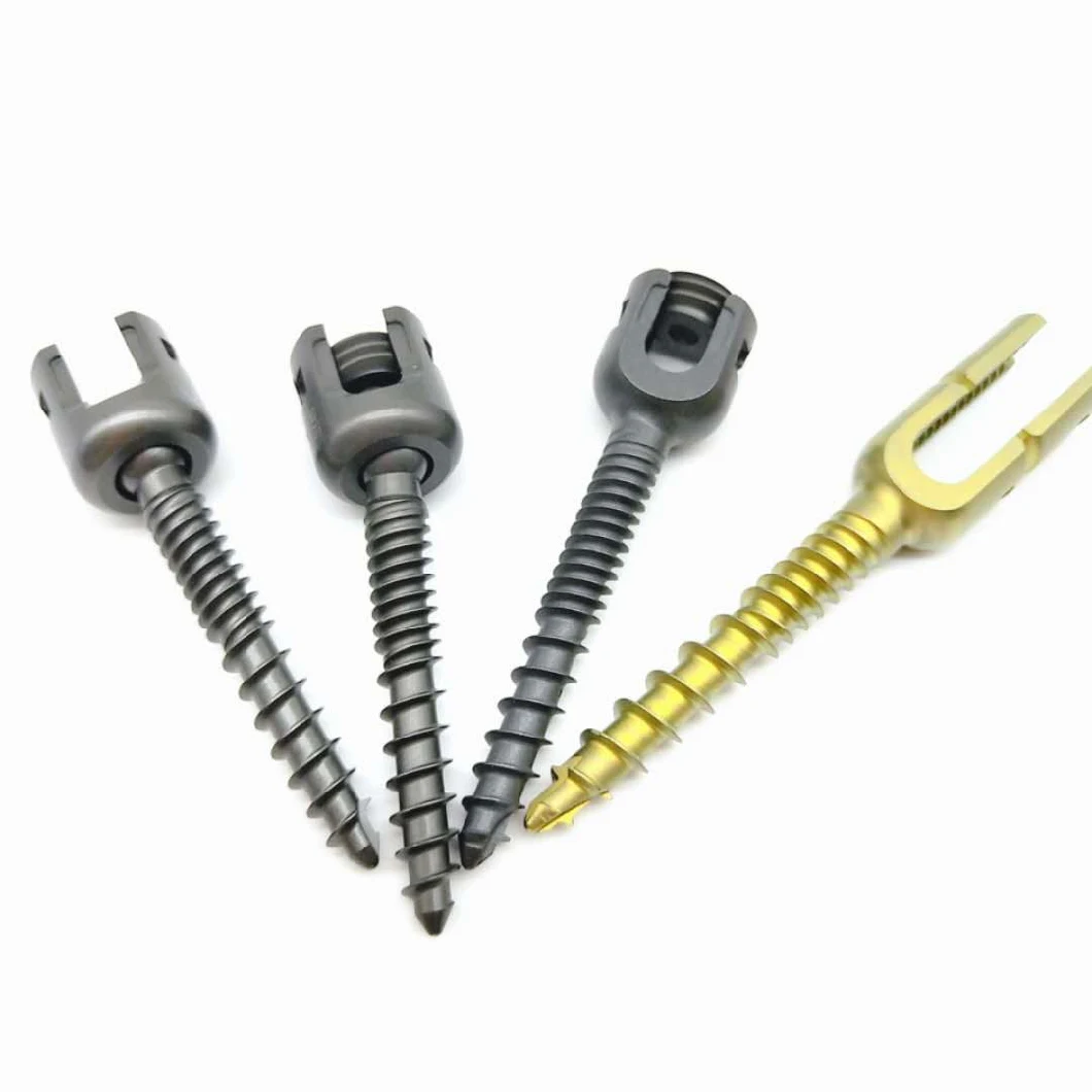 Orthopedic Implant Spine Medical Screw Pedicle Screw Surgical Spine Implant