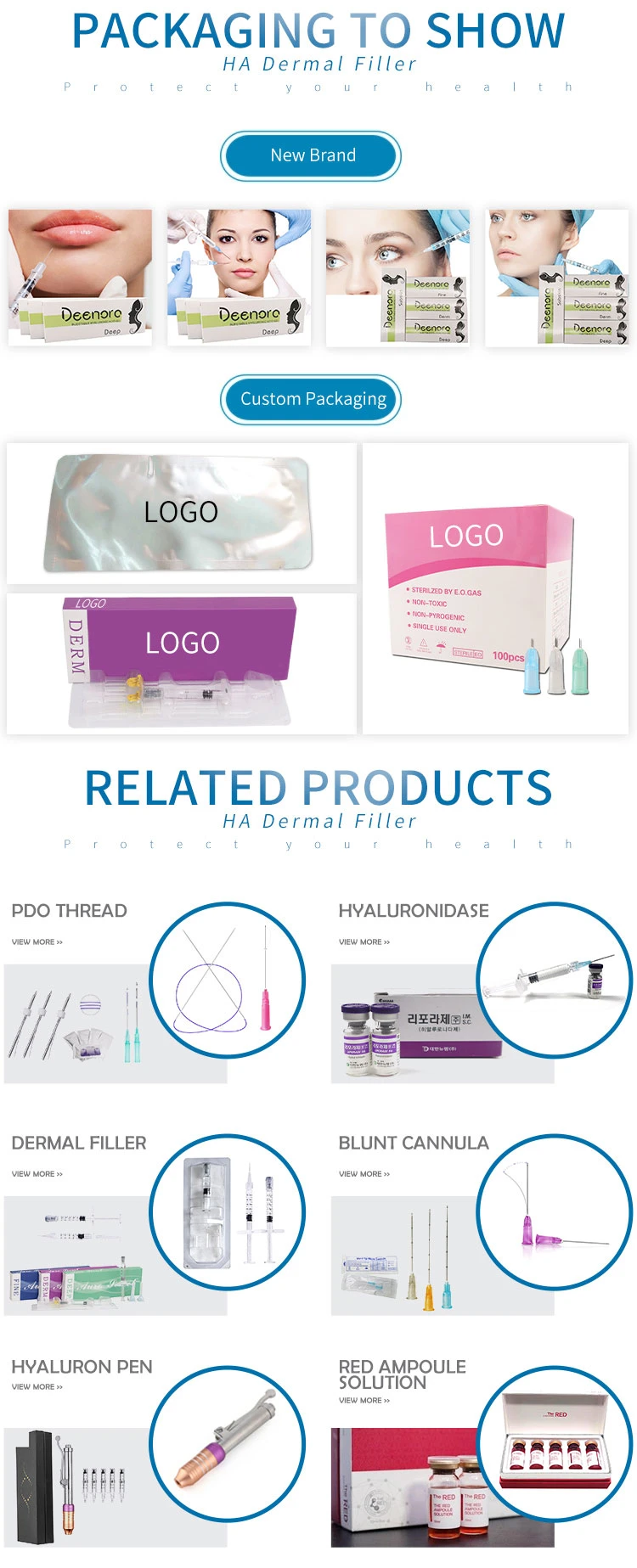 Knee Osteoarthritis Joint Injection Grade Gel Manufacturer Hyaluronic Acid Dermal Filler