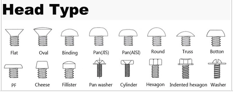 Pan Head Cross Recessed Drive Self Drilling Screws Pan White Head Screw Self Tap Drill Screws