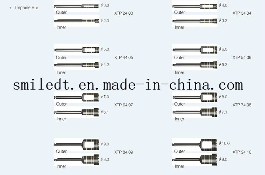 Xit Trephine Kit Dentium Implant Dental Instruments