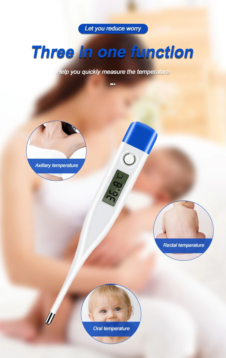 Oral Underarm Rectal Body Digital Oral Food Forehead Thermometer