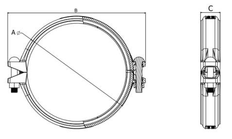 Ductile Iron Pipe Fittings Coupling for Fire Fighting