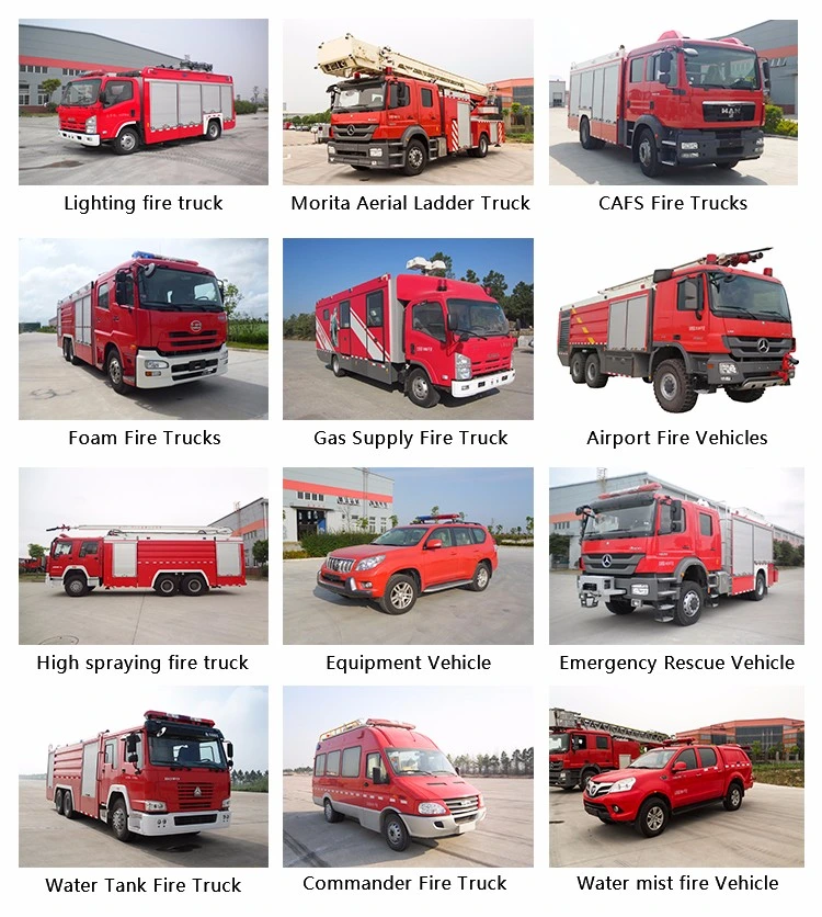 HOWO Sinotruck 4*4 9000 Liters Foam and Water Firefighting Apparatus