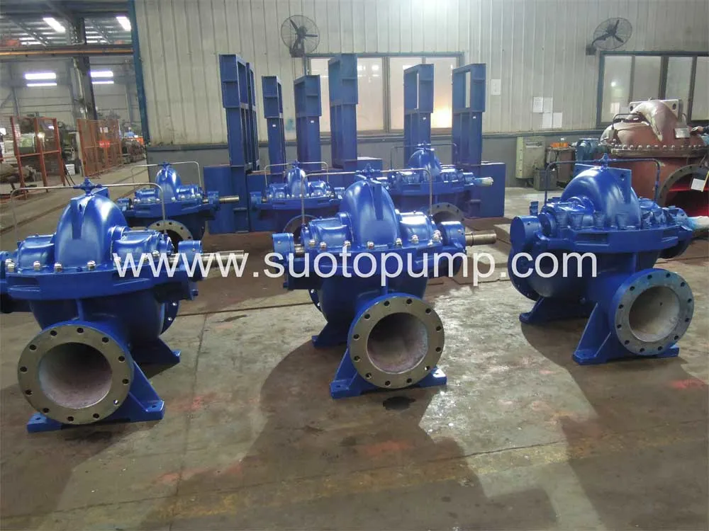 Horizontal Single Stage Double Suction Split Casing (Case) Pump, Centrifugal Pump, Water Pump, High Flow Pump, Volute Casing Pump, Fire Fighting Pump