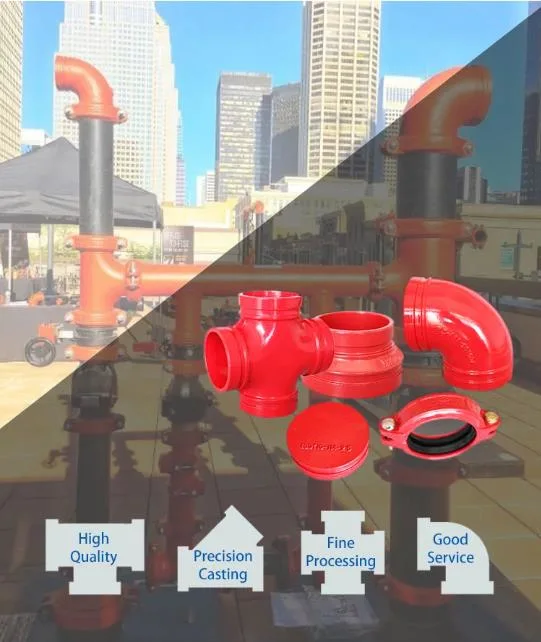 High Quality FM&UL Grooved Pipe Fittings & Grooved Pipe Coupling Fire Fighting Pipe Fitting