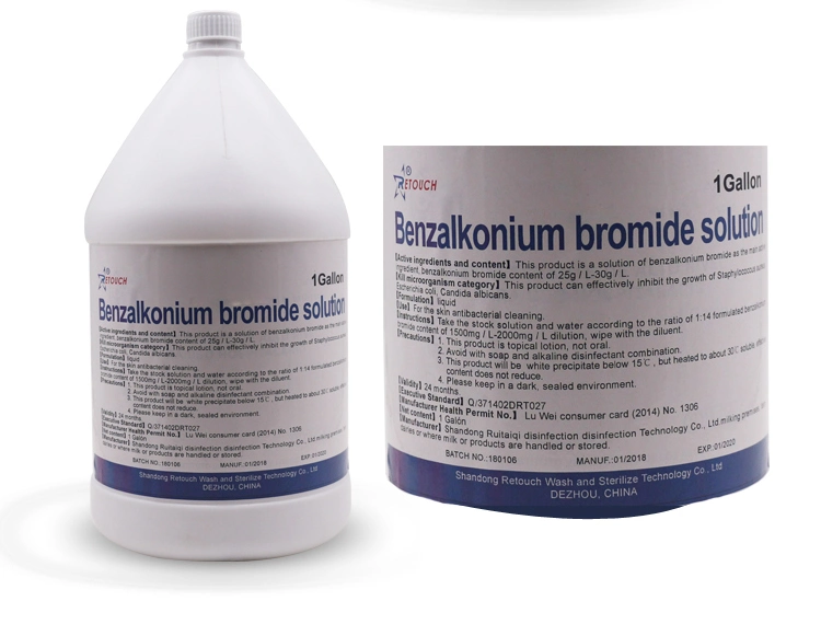 1 Gallon 3% Benzalkonium Bromide, for Skin Disinfection, Made in China, with ISO 9001