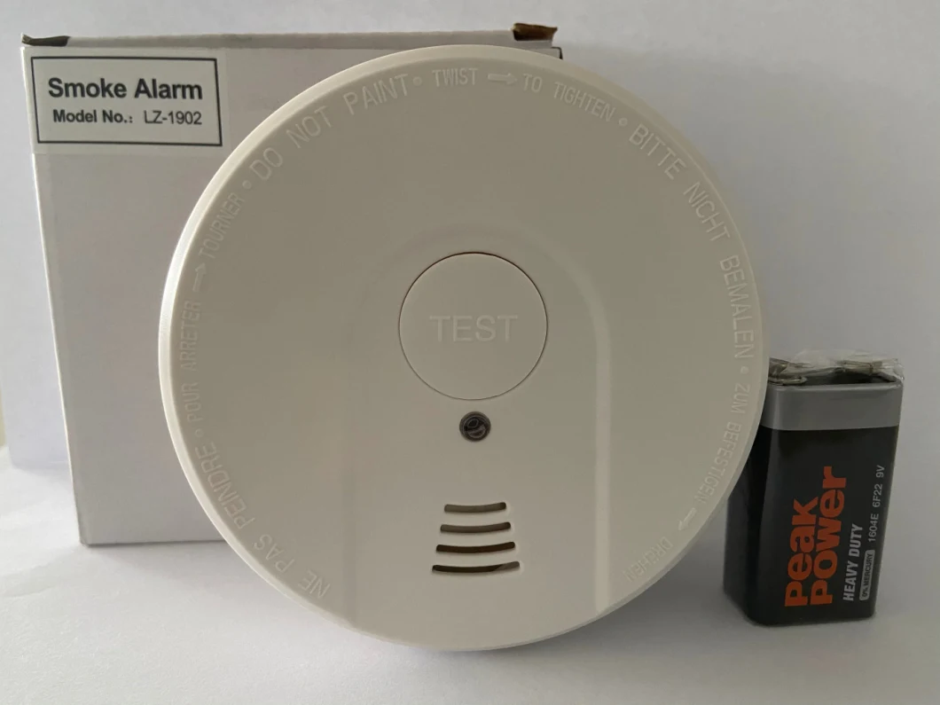 Smoke Alarm Tester Fire Warning Monitor Alone Photoelectric Smoke Detector