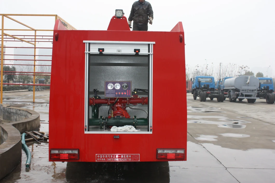 4X2 DFAC 3ton 3000L 3cbm LHD Rhd Water Tank Fire Engine Truck with Good Price