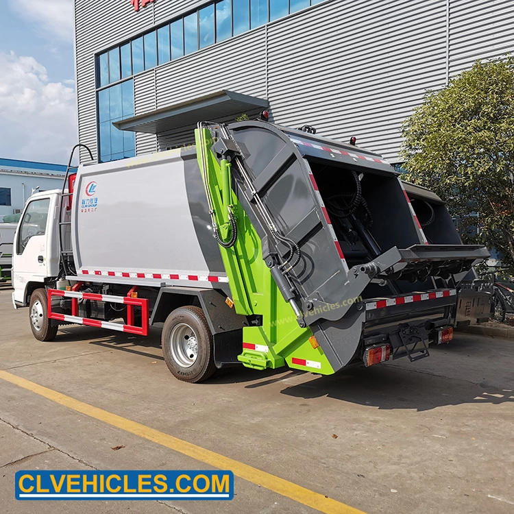 Refuse Collection Truck 5000L Waste Disposal Truck Garbage Compactor Truck Isuzu