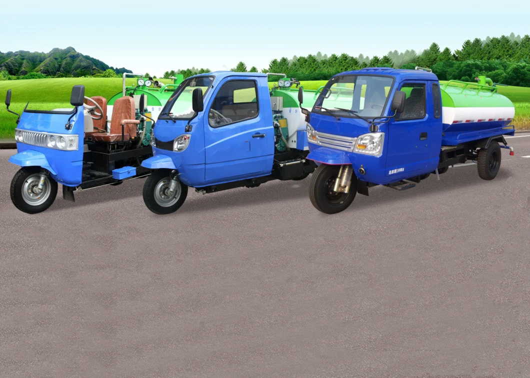 Hydraulic Lifting Garbage Truck/Refuse Collector Tricycle/Garbage Collection Vehicle