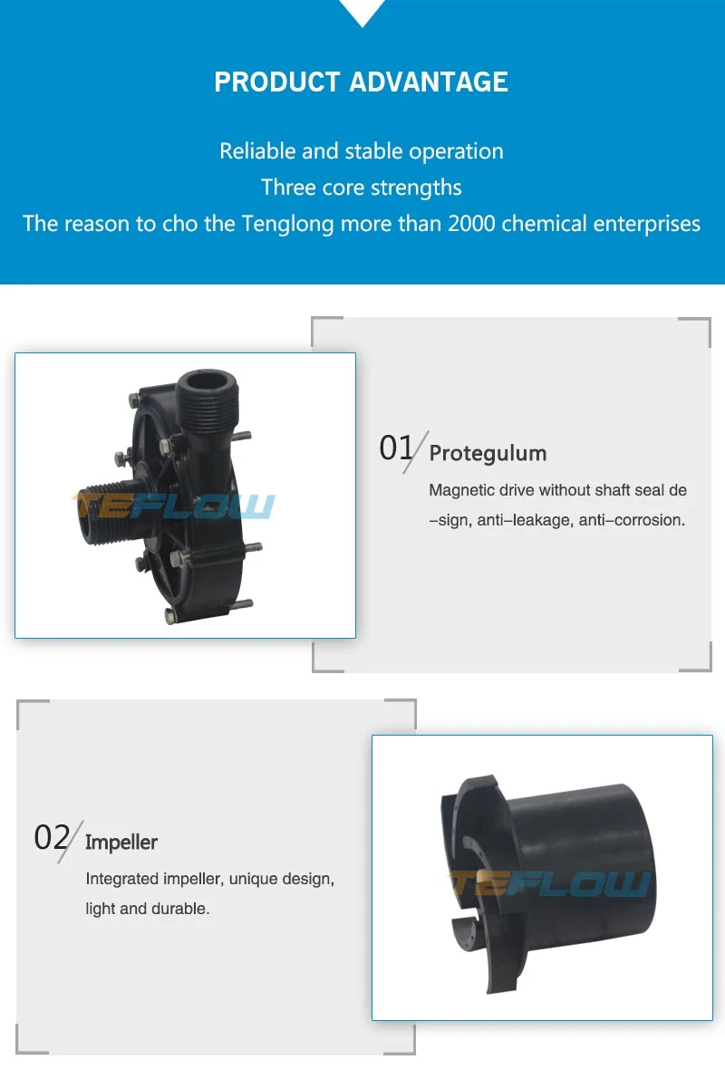 Magnetically Driven Magnetic Portable Acid Transfer Pump, Small Chemical Transfer Pump