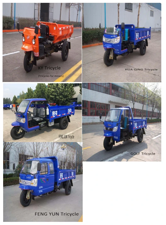 Hydraulic Lifting Garbage Truck/Refuse Collector Tricycle/Garbage Collection Vehicle