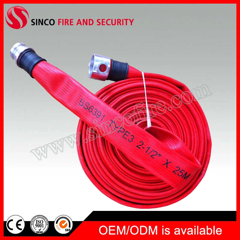 PVC/ Rubber Fire Hose Combine with John Morris Hose Coupling