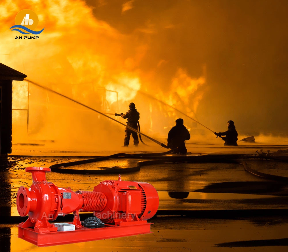 750 Gpm@230psi Fire Fighting End Suction Single Stage Water Pump