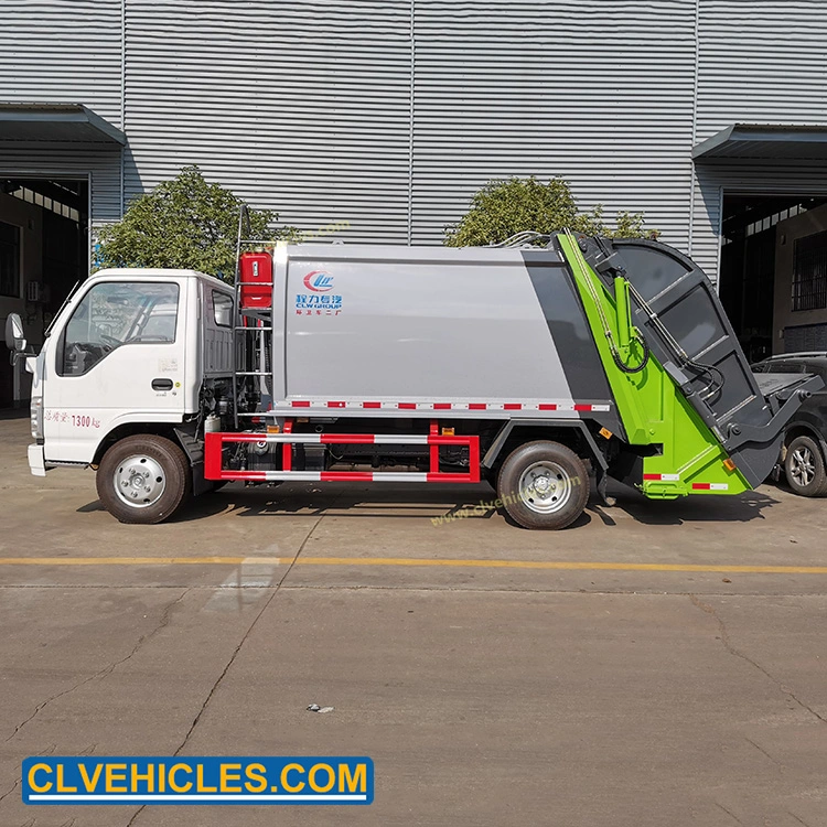 Refuse Collection Truck 5000L Waste Disposal Truck Garbage Compactor Truck Isuzu