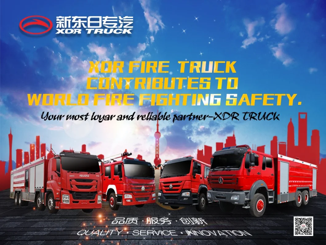 Isuzu 6*4 Gvw 25ton Fire Fighting 350HP Fire Truck