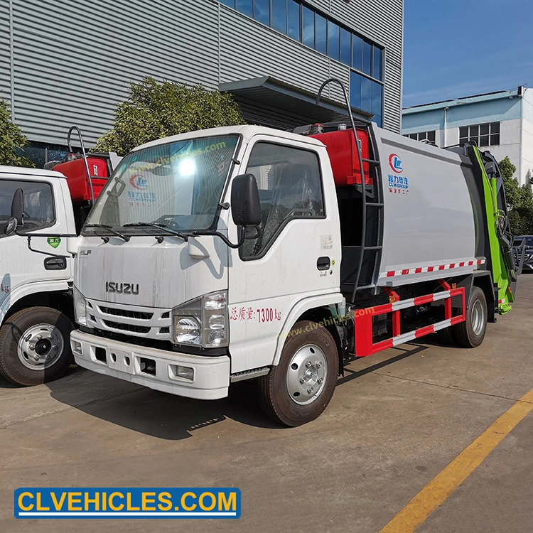 Refuse Collection Truck 5000L Waste Disposal Truck Garbage Compactor Truck Isuzu