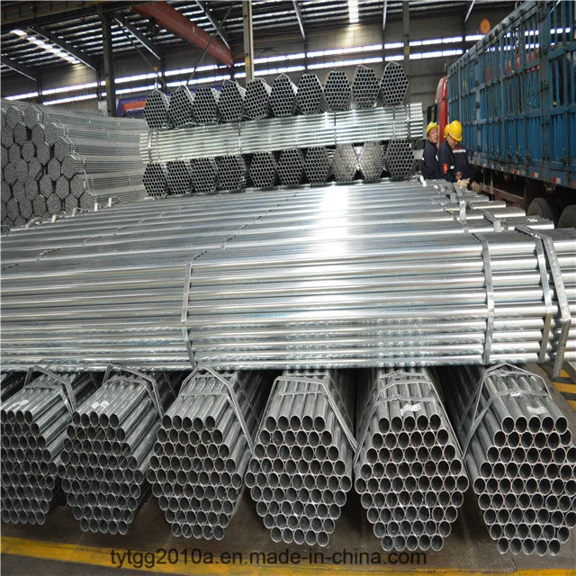 BS 1387 ASTM A53 Standard Galvanized Steel Pipe with Threading, Coupling Treatment