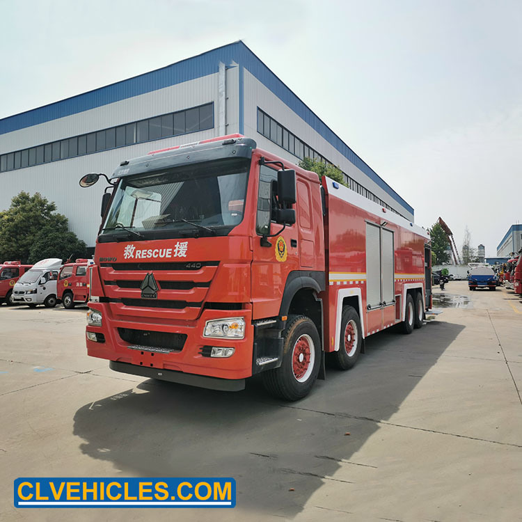 HOWO 8X4 22000L Water Tank and Foam Tank Fire Truck Firefighting Truck