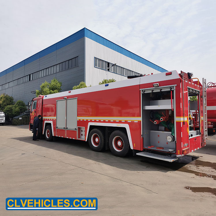 HOWO 8X4 22000L Water Tank and Foam Tank Fire Truck Firefighting Truck