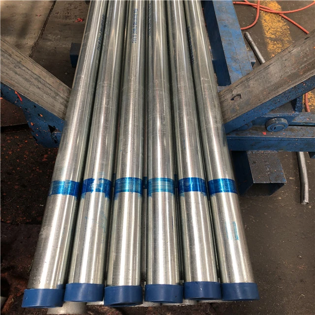 BS 1387 ASTM A53 Standard Galvanized Steel Pipe with Threading, Coupling Treatment