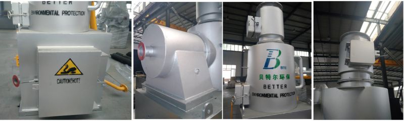 High Temperature Waste Incinerator for Medical Waste Incinerator