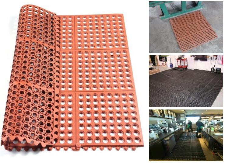 Interlocking Anti-Fatigue Kitchen Rubber Mat, Kitchen Floor Mat