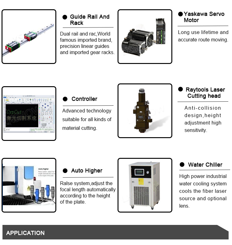 Sheet Metal Cutting Laser Laser Metal Cutting Machine 1325 Fiber CO2 Laser Cutting Machine