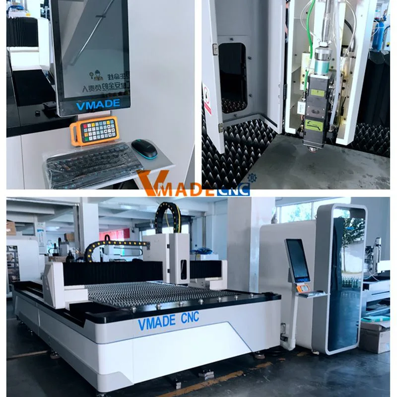 1kw 2kw 3kw CNC Sheet Metal Fiber Laser Cutting Machine 1500*3000mm Laser Cutter