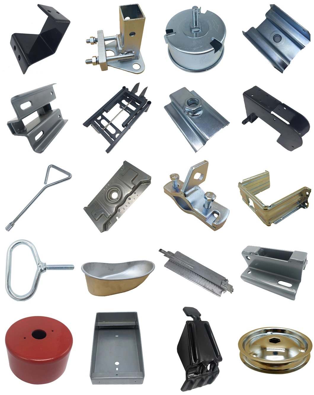 Sheet Metal Bending Stamping Mount Bracket Automobile Sheet Metal