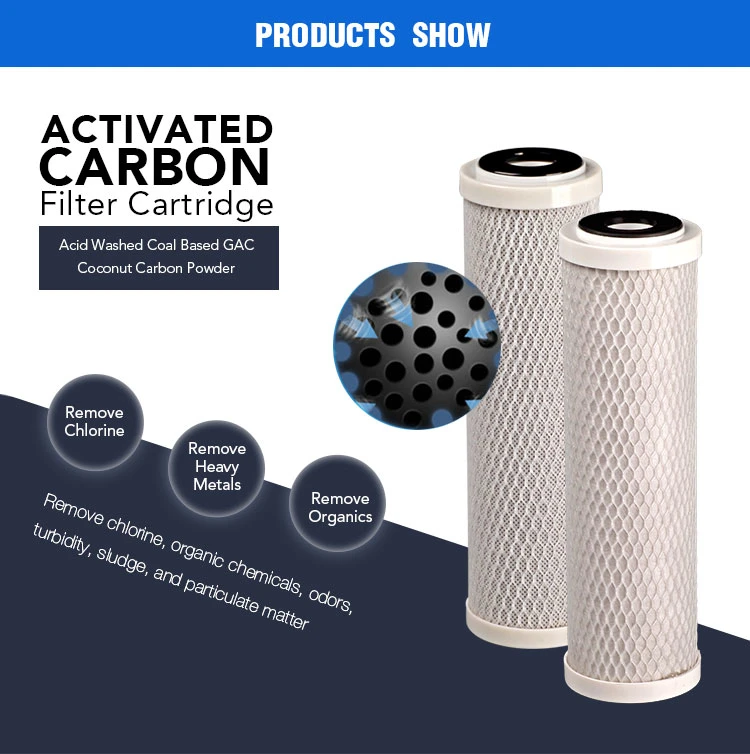 Residential Water Filters Coconut Carbon Block for Home Water Treatment Systems