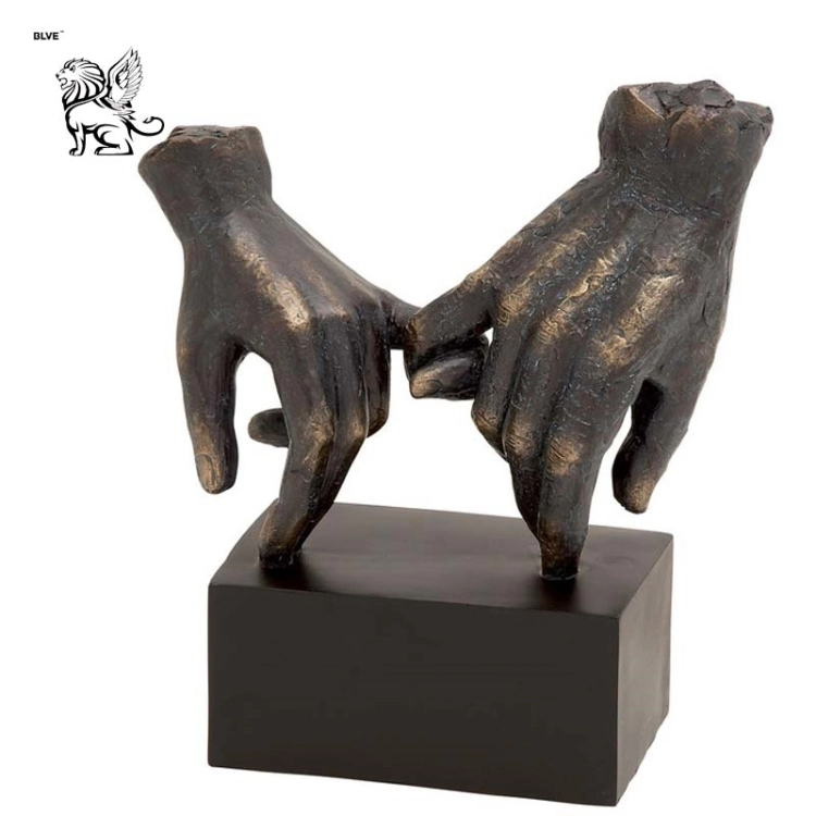 Manufacture Large Size Lover Statue Bronze Hand in Hand Sculpture Bsg-132