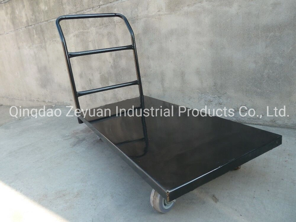 Heavy Duty Platform Four Wheels Metal Hand Pallet Truck