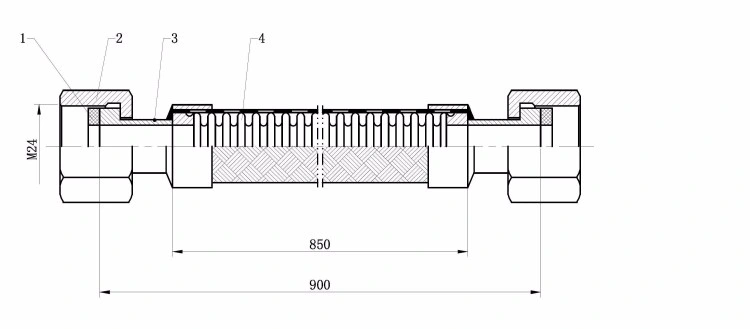 Sprinkler Single Fire Flexible Concrete Metal High Pressure Hose