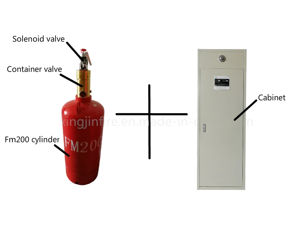 Hfc-227ea Gas Fire Fighting Equipment Made in China FM200 Automatic Fire Suppression System