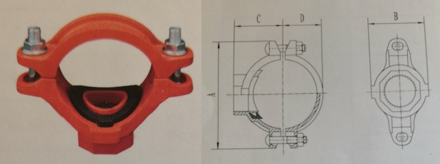 Favorable Price Threaded Mechanical Tee / Mechanical Tee Threaded Used in Fire Protection System