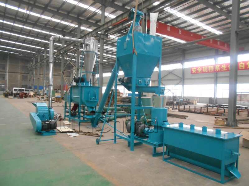 Small Scale Feed Pellet Production Line/Mini Feed Pellet Plant