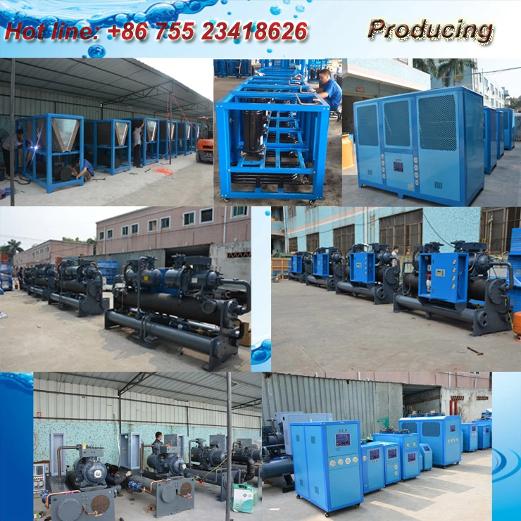 Industrial Air Cooled Water Chiller Refrigeration Units / Central Air Conditioner Scroll Air Cooled Chiller