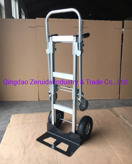 Factory Price Sales Black Nose Plate Aluminum Hand Trolley, Hand Truck, Aluminum Hand Truck