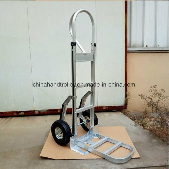 10inch Wheel Cart Aluminum Hand Truck Stair Climbing Hand Trolley