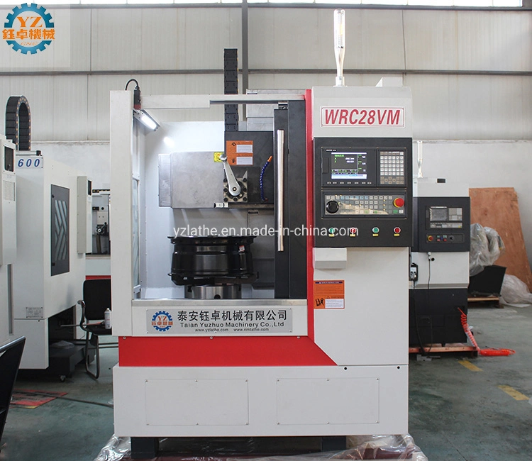 New Design CNC Lathe Machine for Repairing Car Alloy Wheel Vertical CNC Lathe