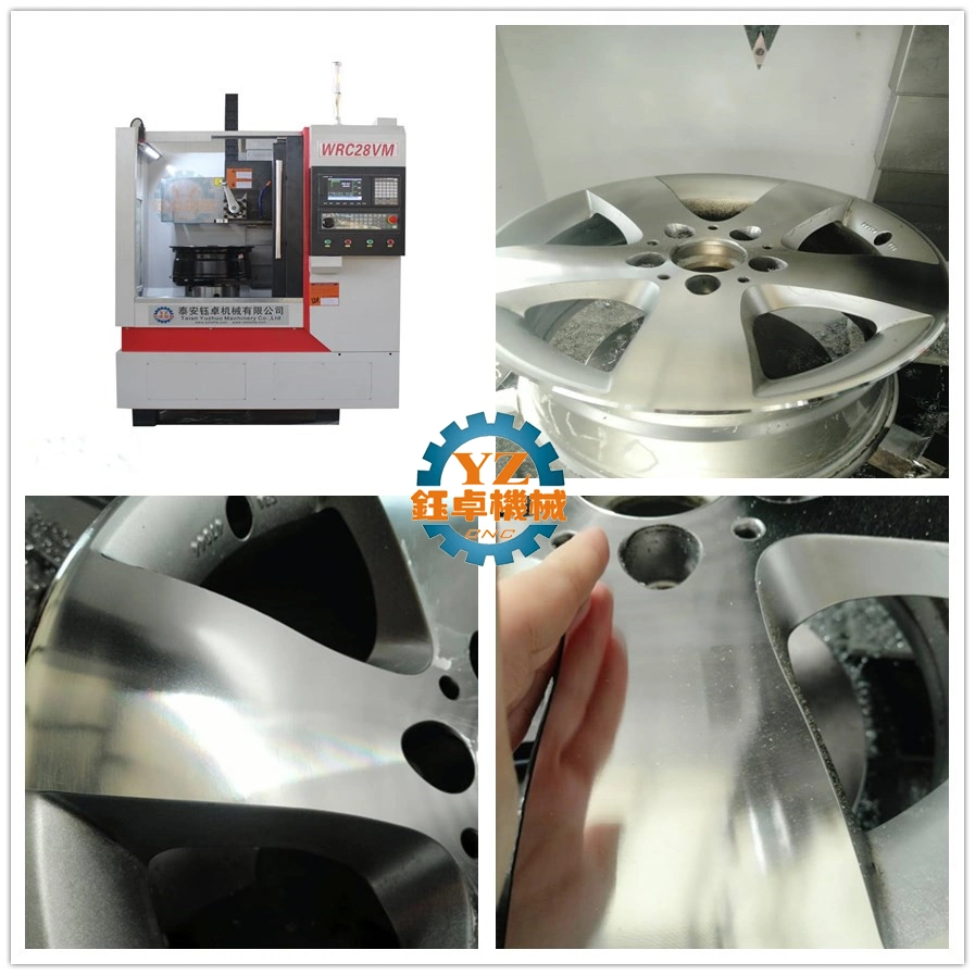 Loc Cost High Quality Chinese Lathe CNC Vertical Wheel Lathe